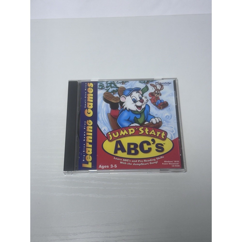 JumpStart Learning Games ABC's PC/Mac CD-ROM Davidson Knowledge Adventure 1999